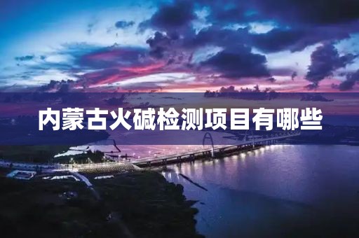 内蒙古火碱检测项目有哪些