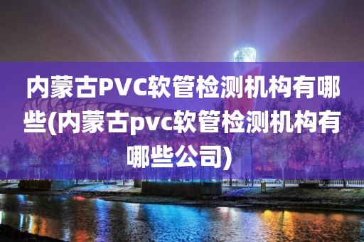 内蒙古PVC软管检测机构有哪些(内蒙古pvc软管检测机构有哪些公司) 